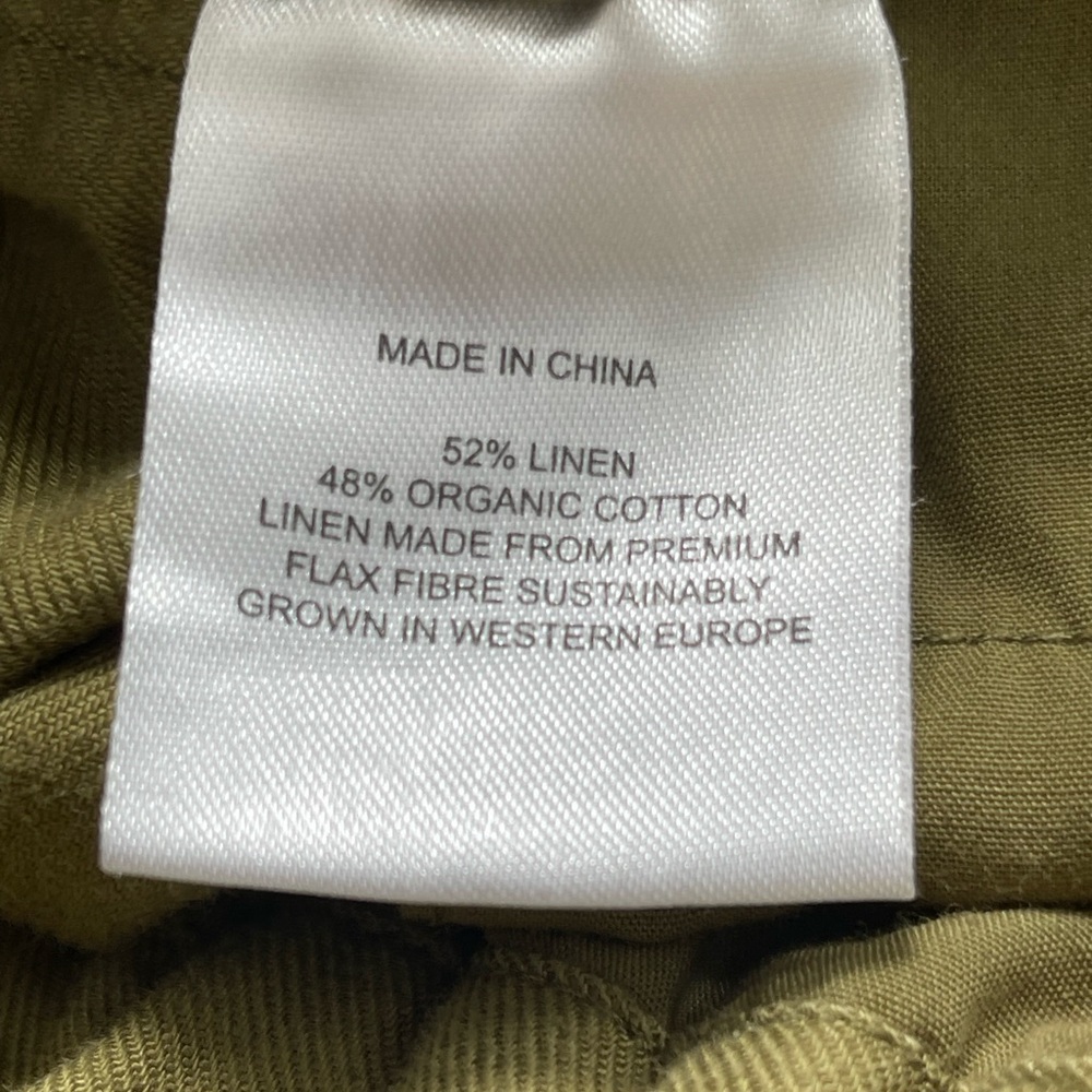 Quince linen and organic cotton shorts - Picture 5 of 5